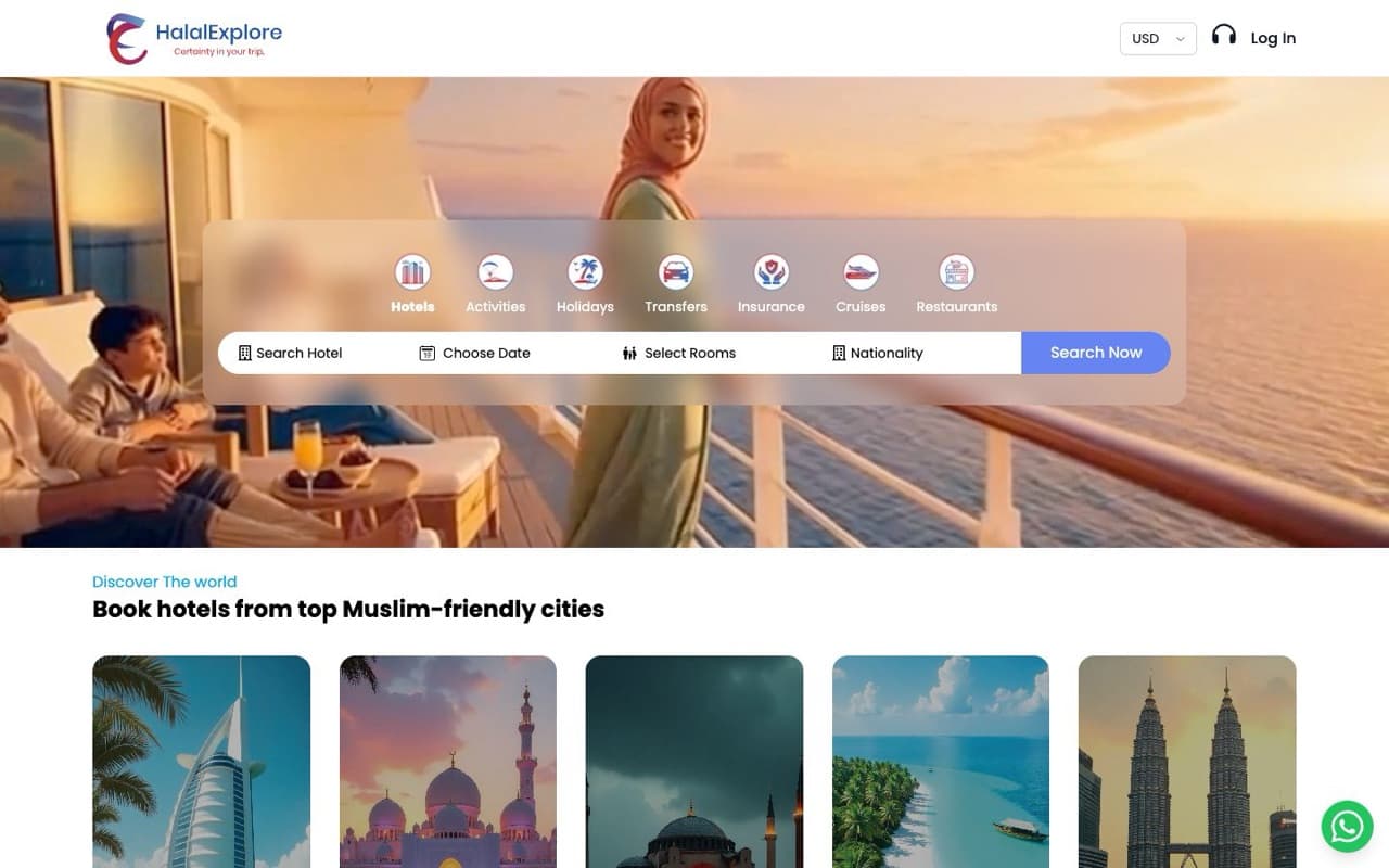 Screenshot of Halal Explore